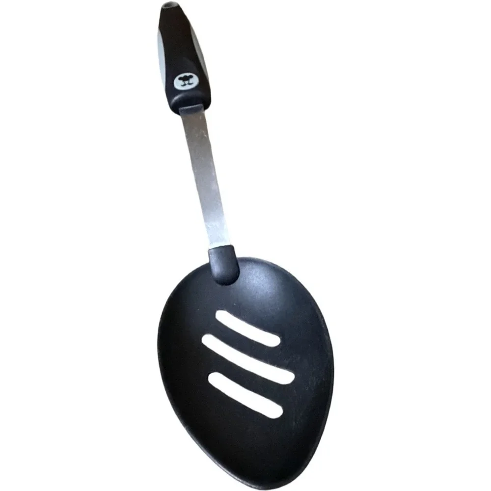 ChefCraft Slotted Serving Spoon Black Nylon Heat Resistant Utensil BPA Free
